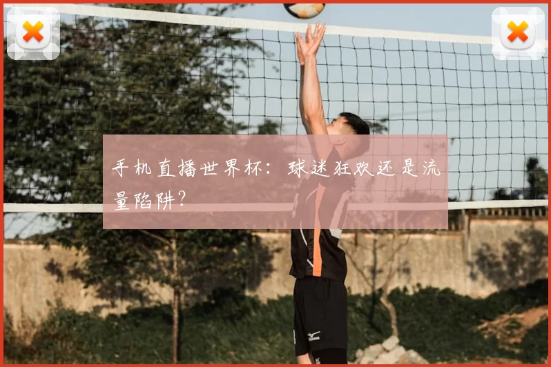 手机直播世界杯：球迷狂欢还是流量陷阱？